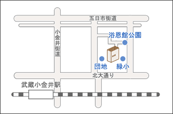 緑分室のマップ