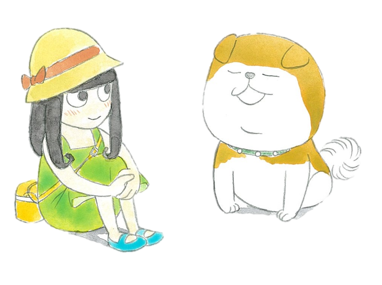 「ミドリちゃん」と「ぶっく」の画像